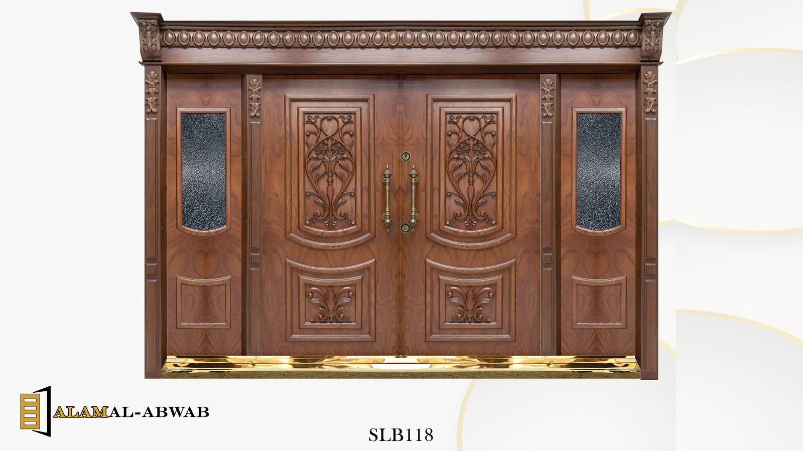 درب لابی سلطنتی سینا درب مدل SLB118
